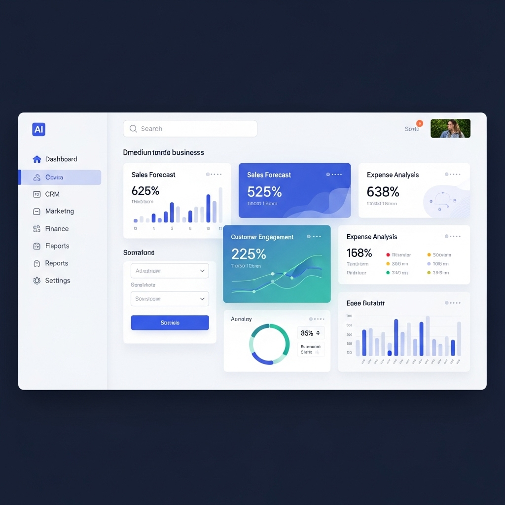 Interface d'un outil d'IA pour TPE/PME
